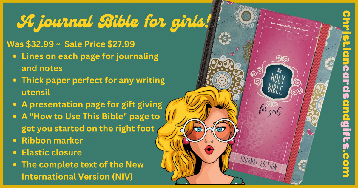 NIV Journal Bible for Girls