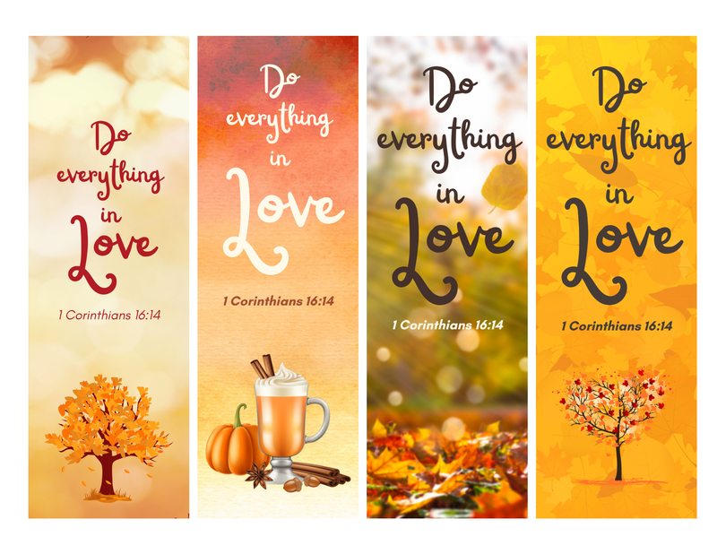Inspirational Autumn Bookmarks to Print