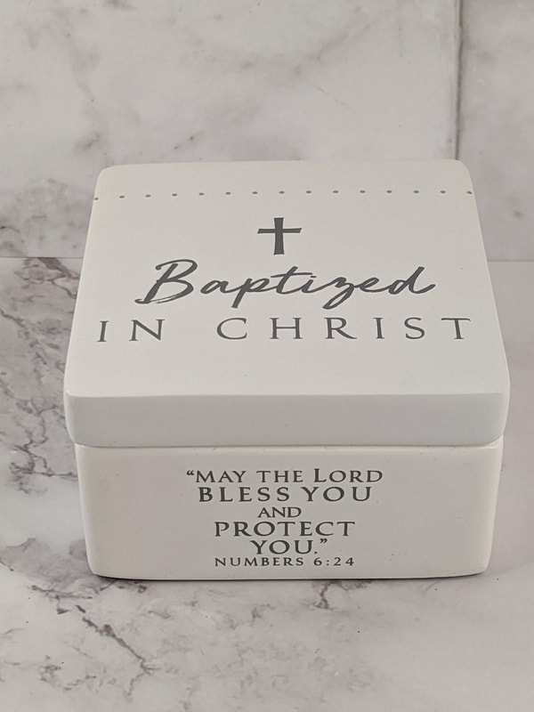 Baptized in Christ. Christian Baptism Gifts