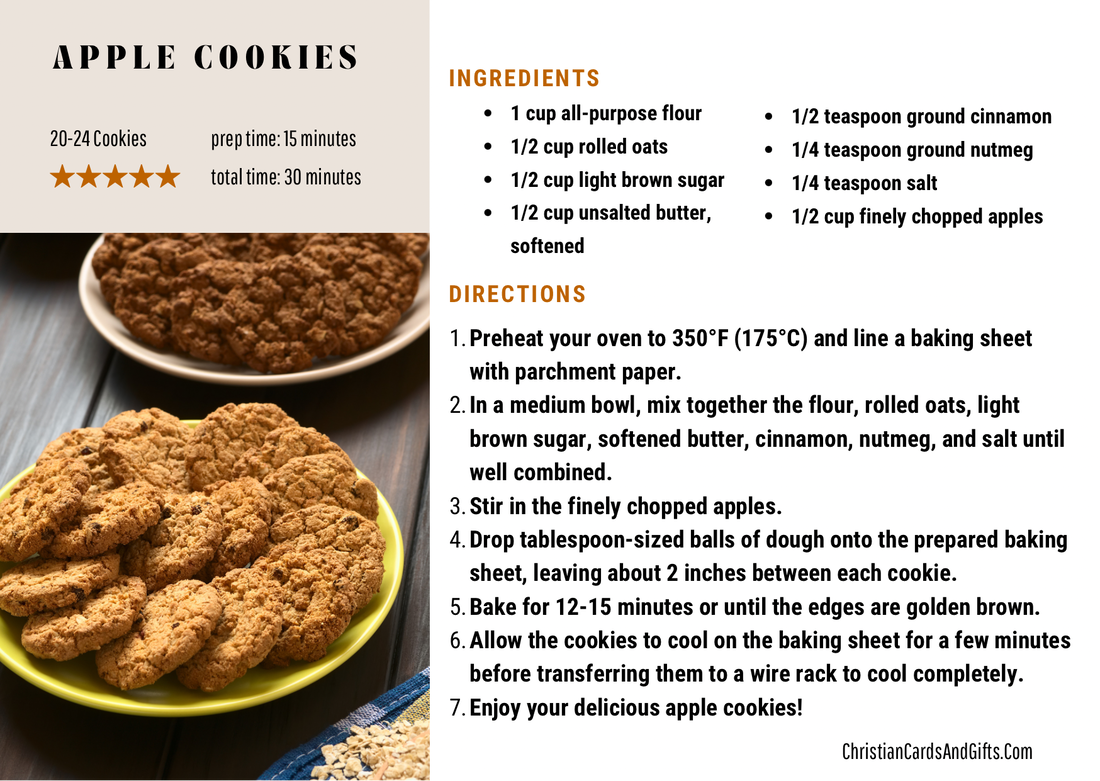 Apple Cookies Recipe
