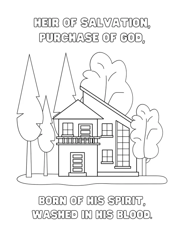 Blessed Assurance Coloring Pages