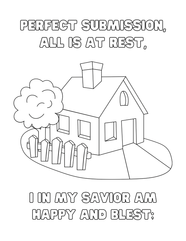 Blessed Assurance Coloring Pages
