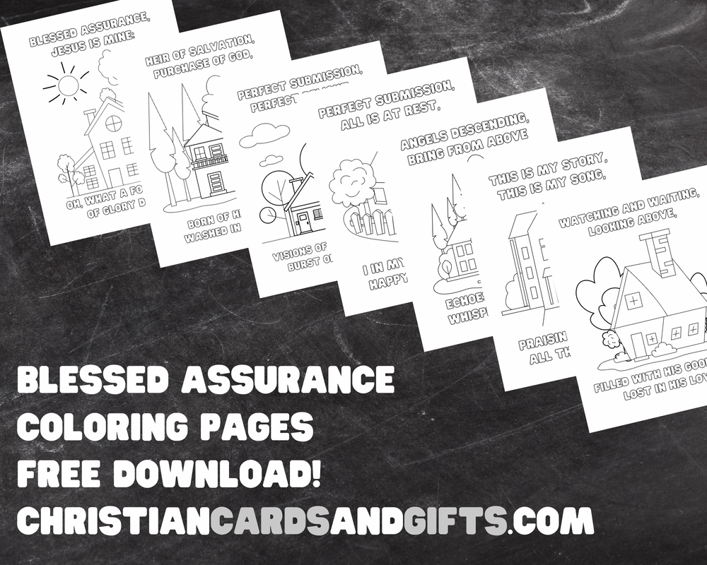 Blessed Assurance Coloring Pages