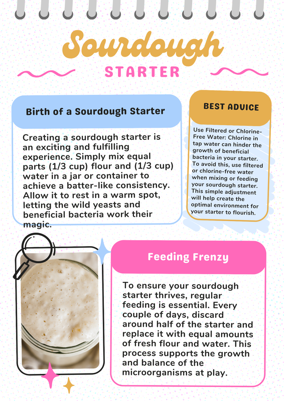 Sourdough starter recipe and tips.