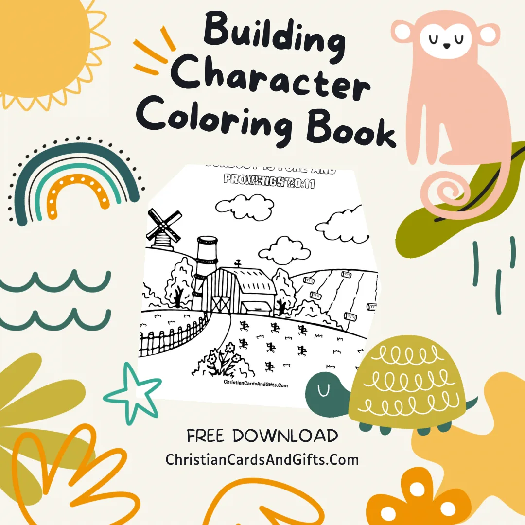 Building Character Coloring Book