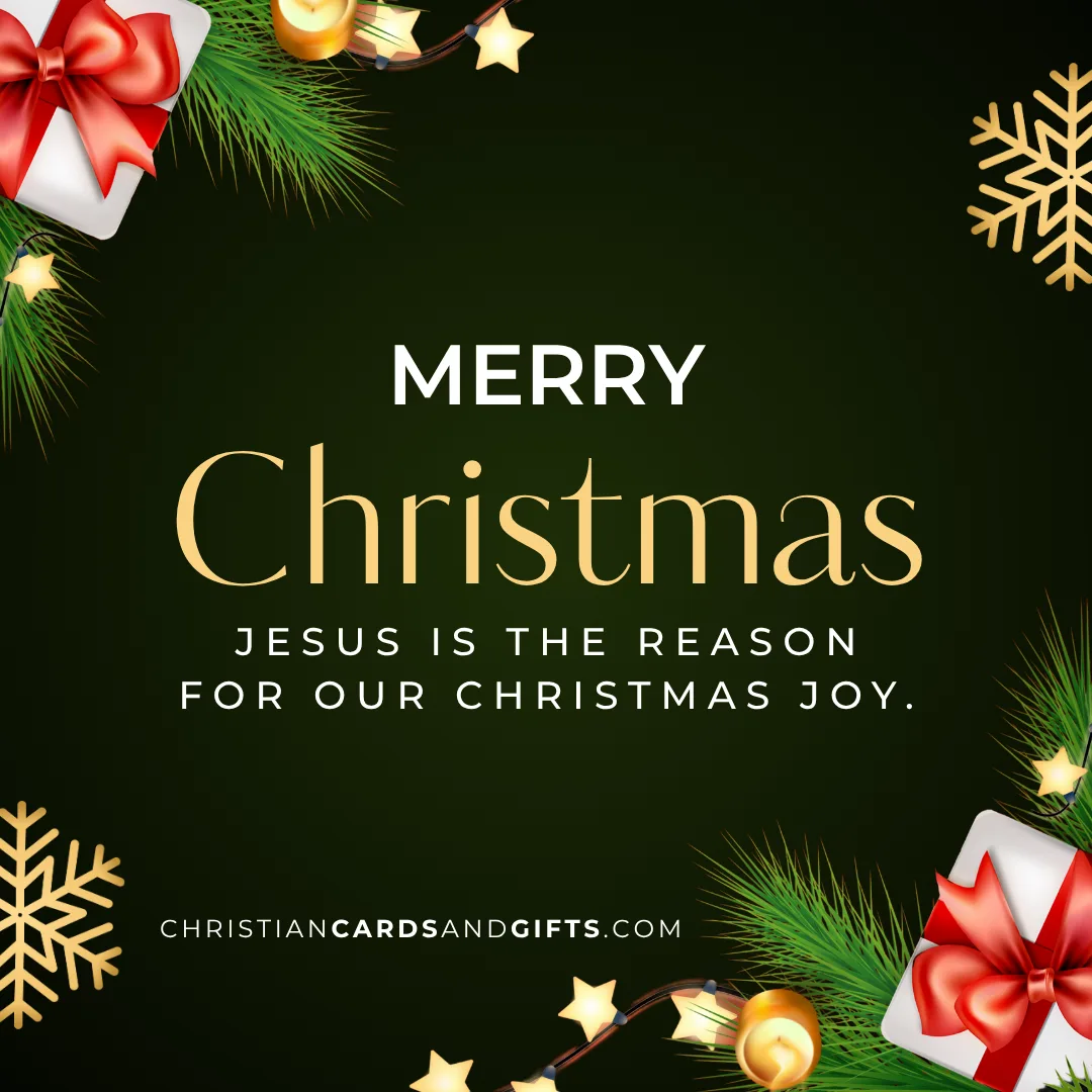 Jesus is the reason for our Christmas joy!