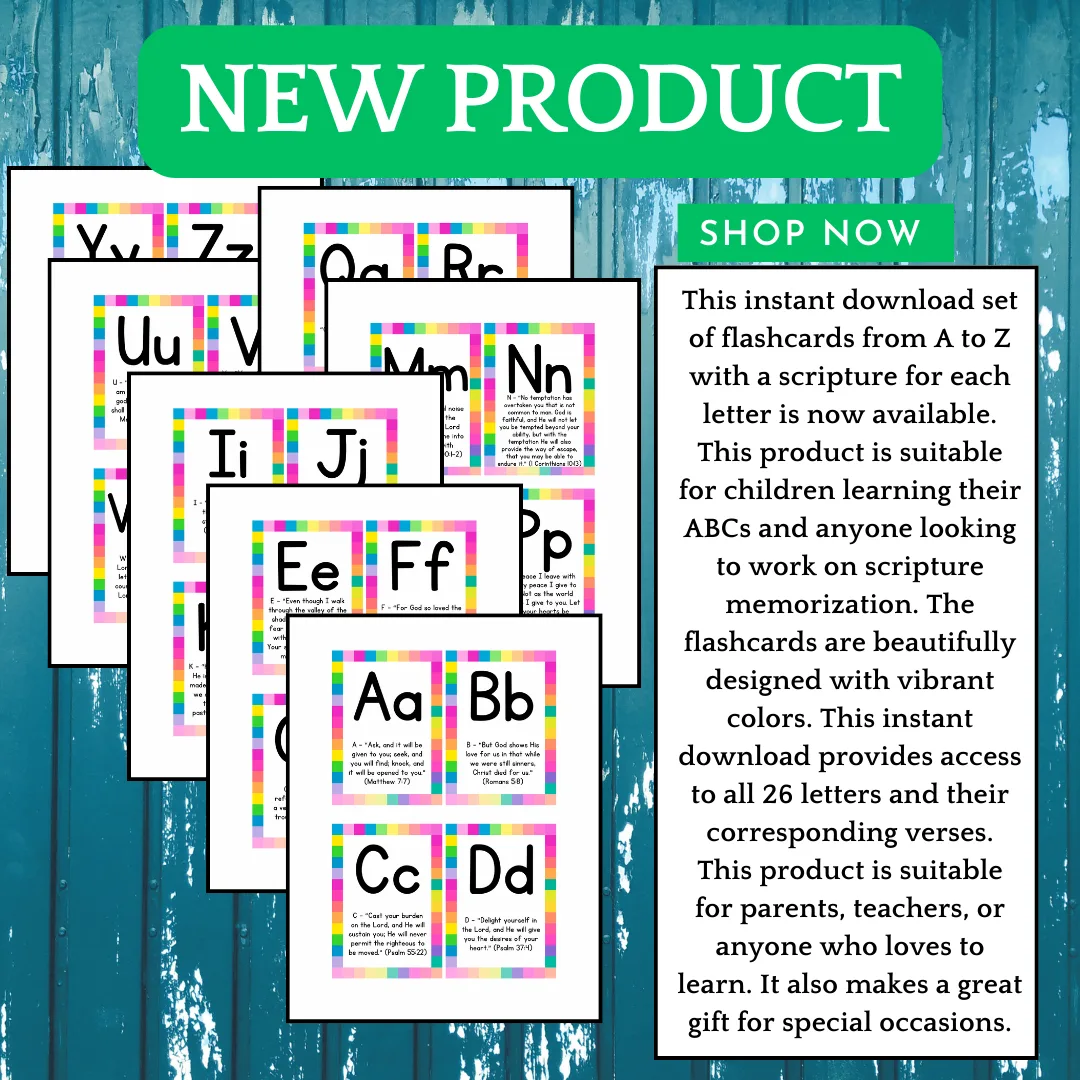 Christian ABC Flashcards