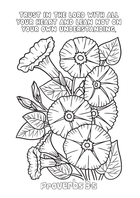 Scripture Coloring Sheet