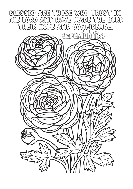 Scripture Coloring Sheet