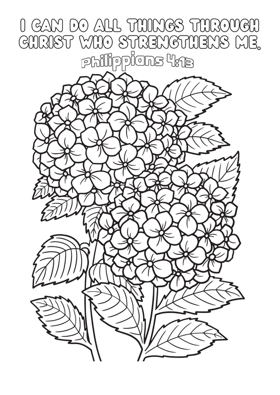 Scripture Coloring Sheet