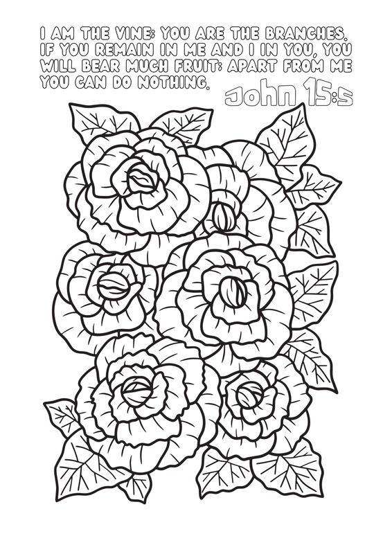 Scripture Coloring Sheet