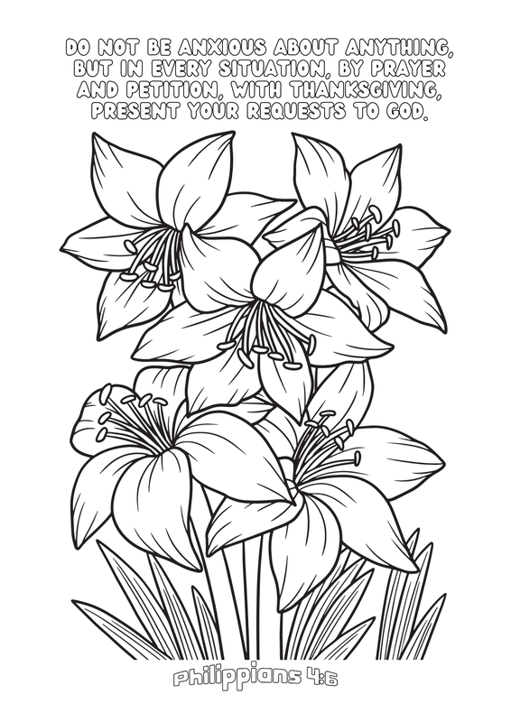 Scripture Coloring Sheet