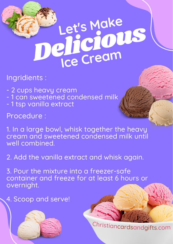 Easy Ice Cream Recipe
