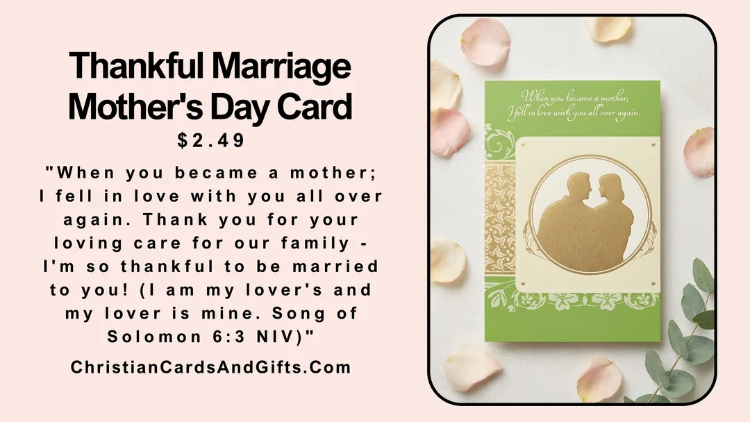 Religious Mother's Day Cards for Wife
