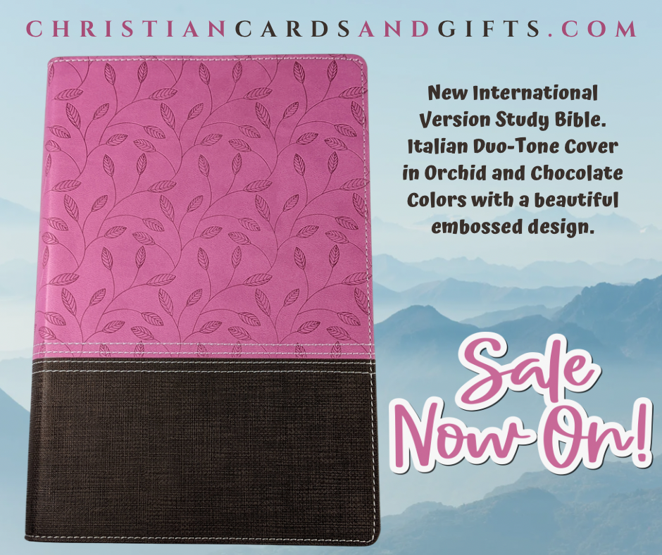 NIV Italian Duo-Tone Orchid Bible
