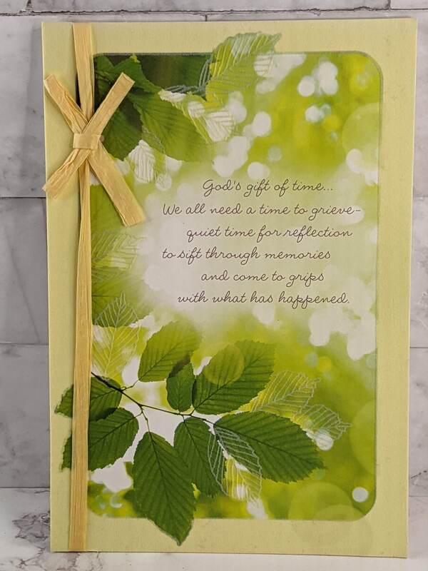 Praying for Your Peace Sympathy Card