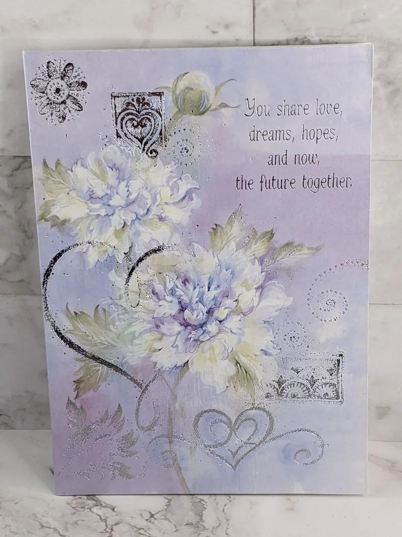 You Share Love Engagement Card