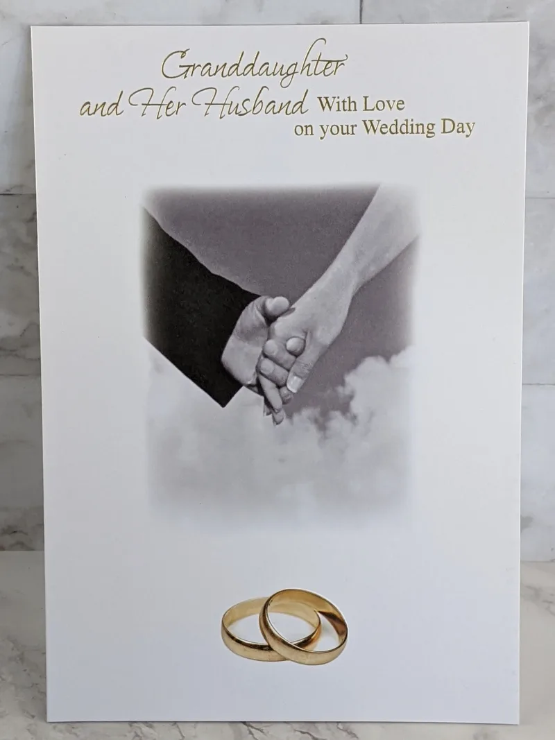 Granddaughter Wedding Card