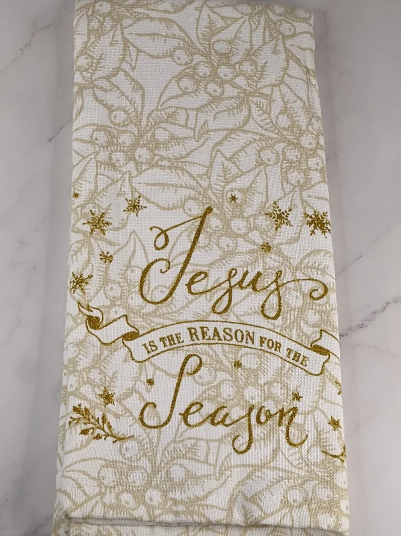 Jesus is the Reason for the Season Hand Towel