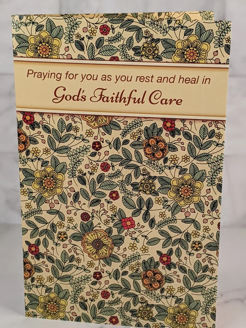 God's Faithful Care Greeting Card