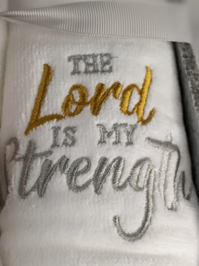 The Lord Is My Strength Hand Towels