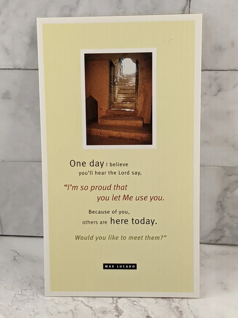 Your life has touched mine