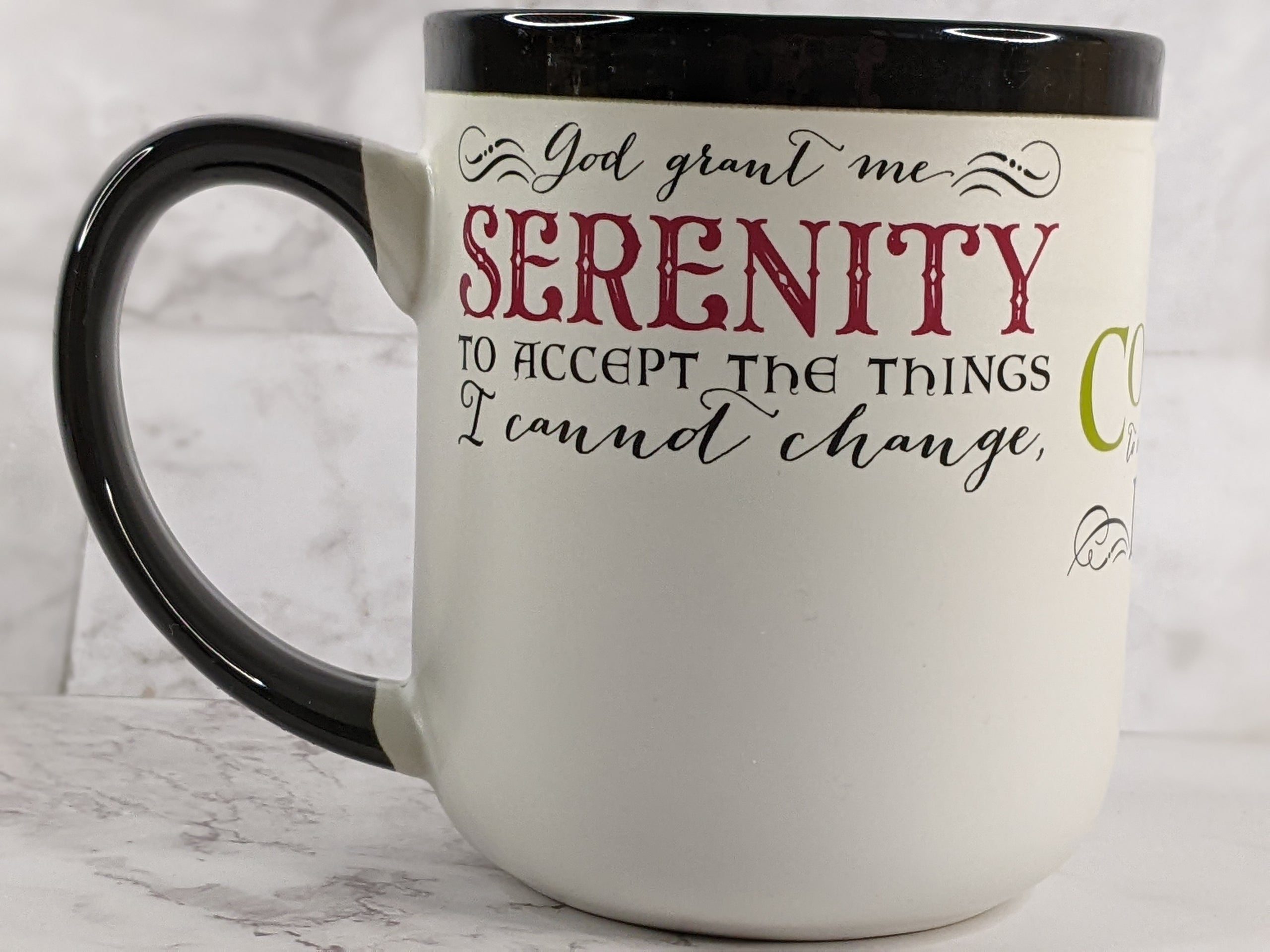 Serenity Prayer Mug - Cream