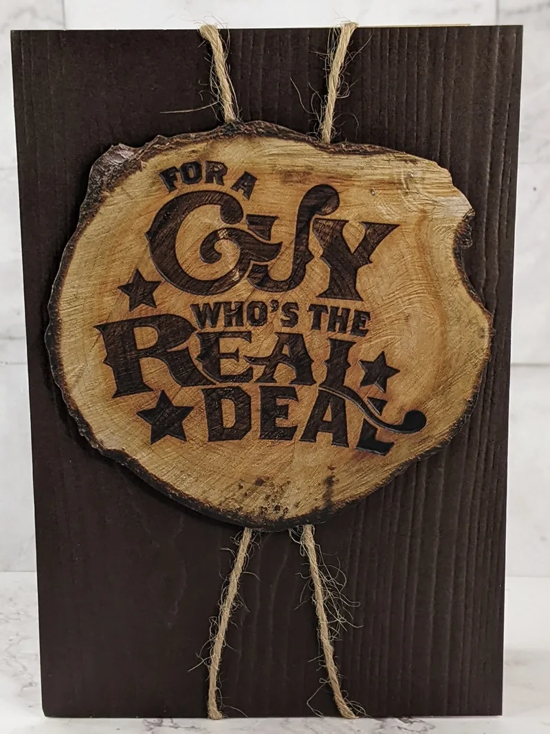 Real Deal Guy Birthday Card