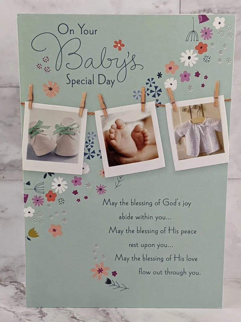 Baby's Special Day Congrats Card