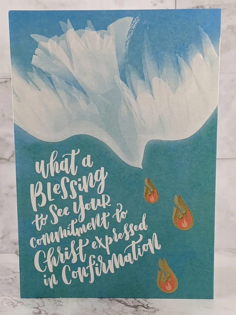Commitment to Christ Confirmation Card