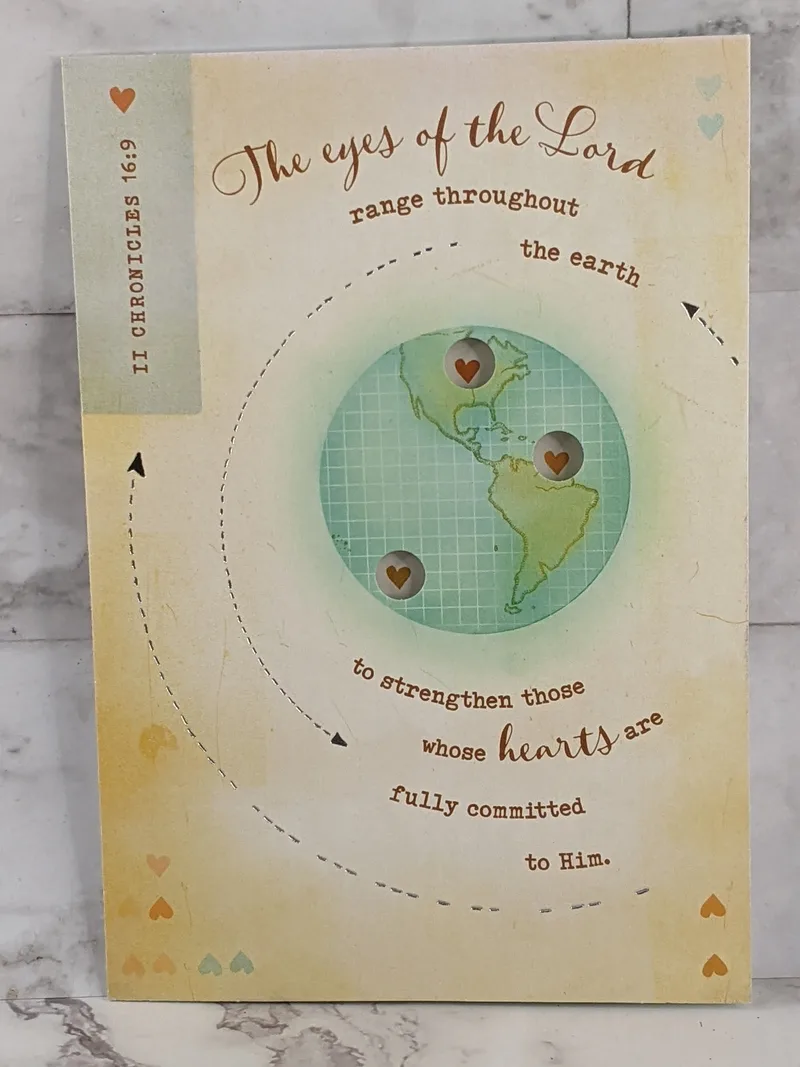 Committed to Him Baptism Card