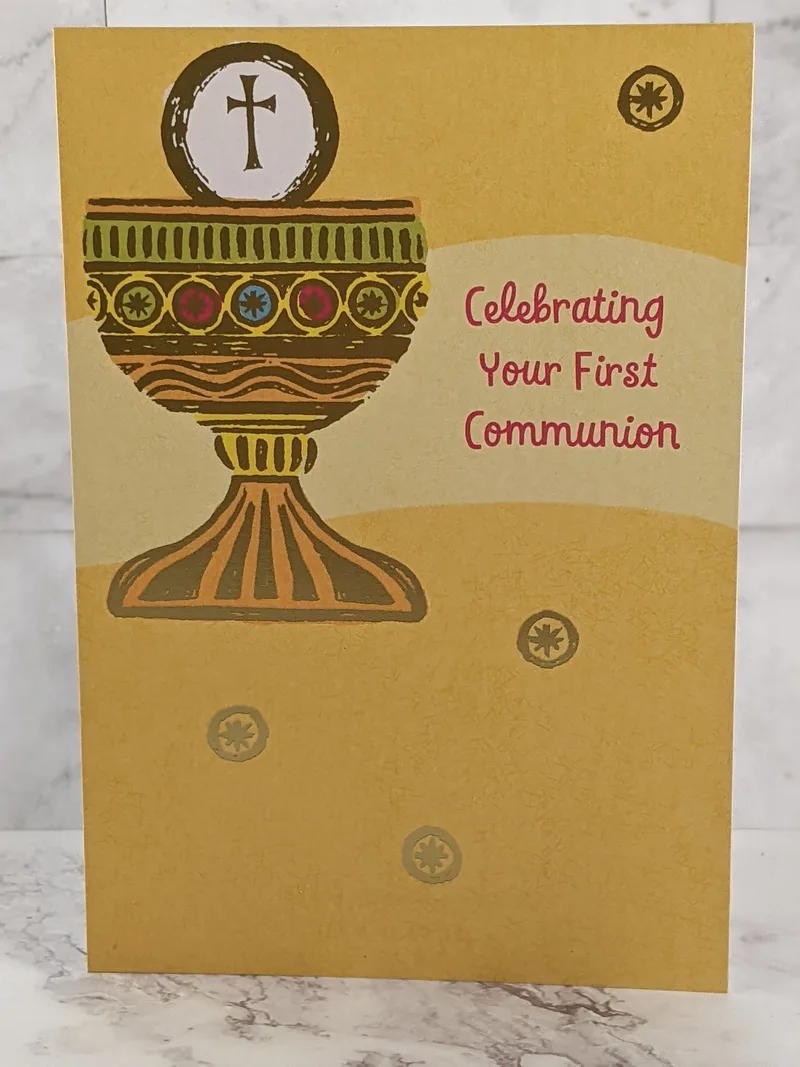 Celebrating Your First Communion Card