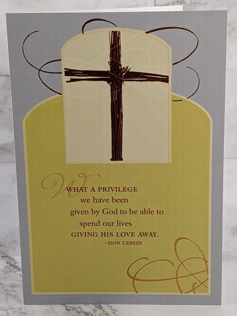 Giving His Love Away Card