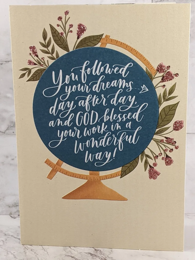 Follow Dreams Congratulations Card