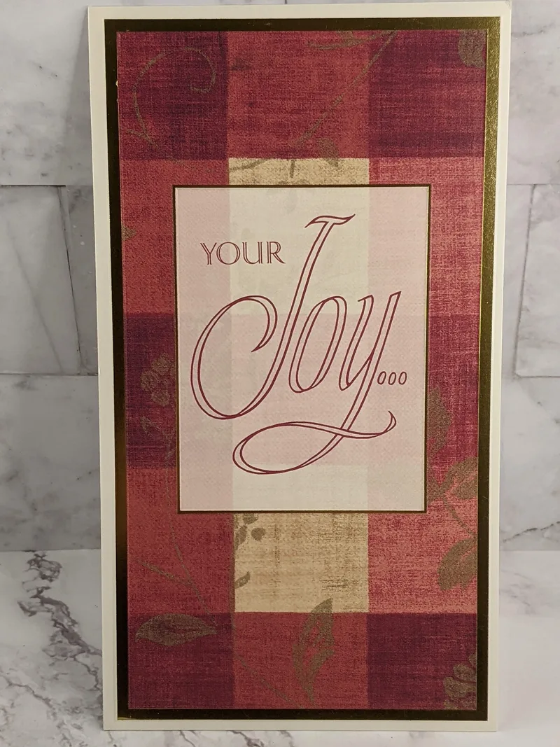 Your Joy Doubles Mine Card