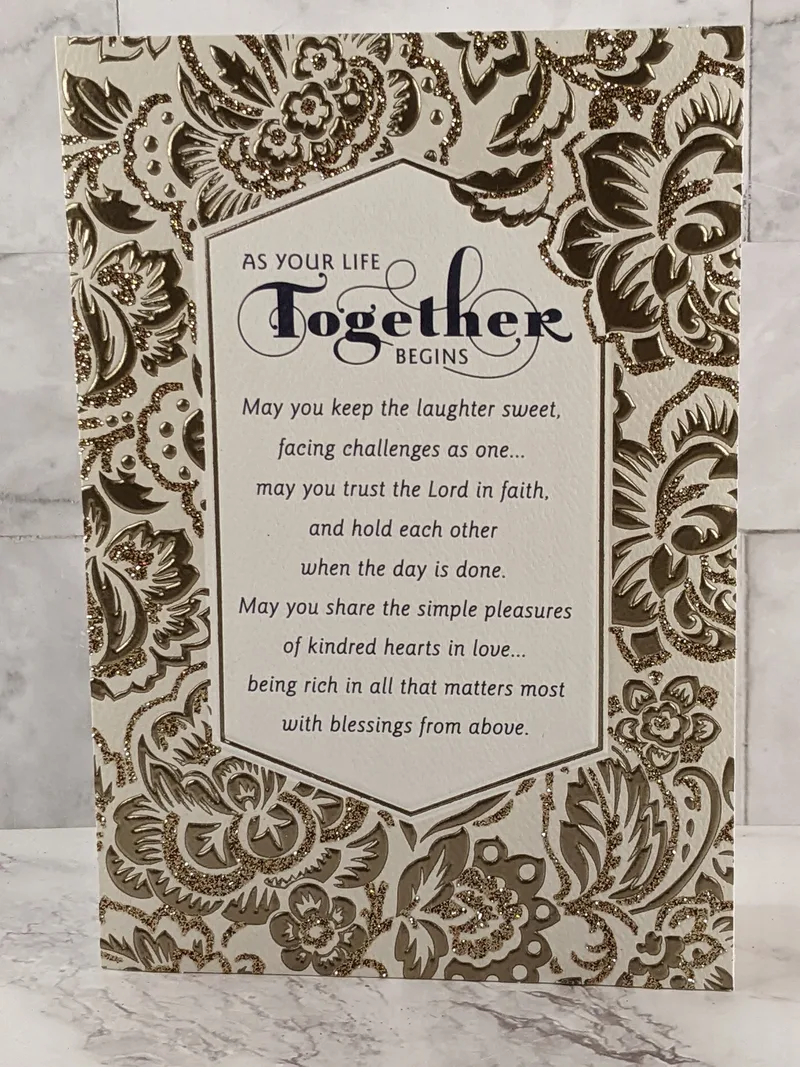 As Your Life Together Begins Card