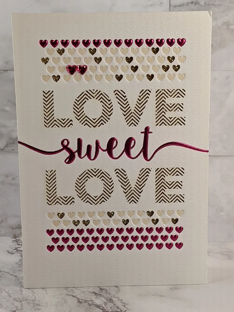 Love Sweet Love Congrats Card