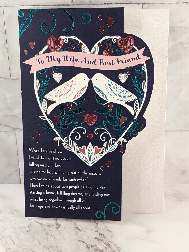 Wife Best Friend Anniversary Card