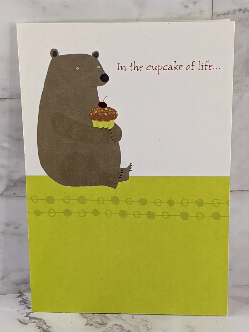 Cupcake Sprinkles Thank You Card