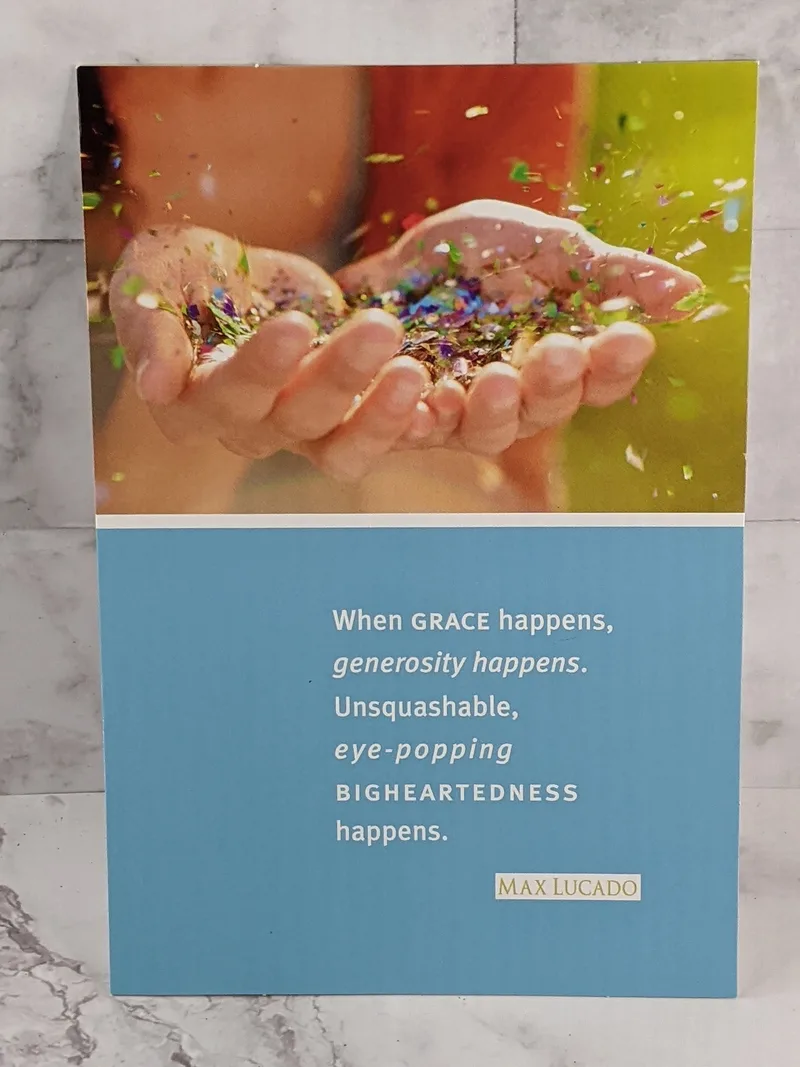 Overwhelmed By Your Generosity Card