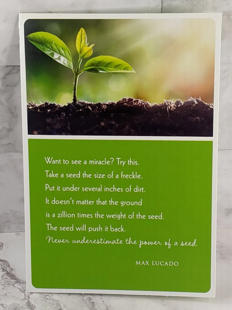 Sowing Seeds of Kindness Card