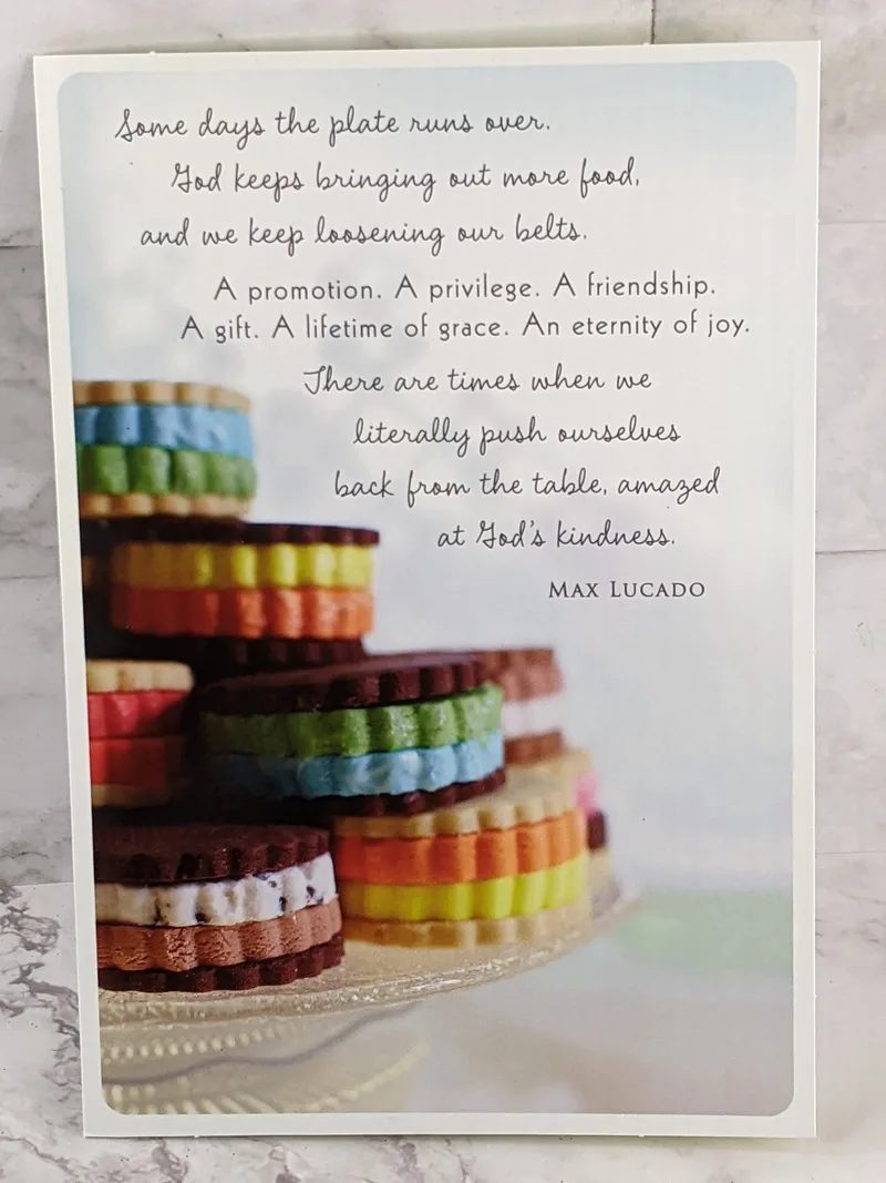 His Kindness in Your Thoughtfulness Card