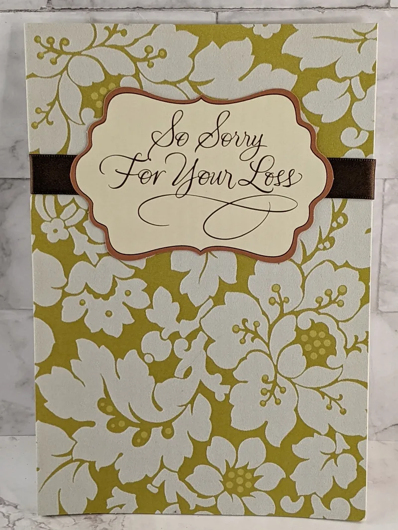 So Sorry For Dad Loss Card