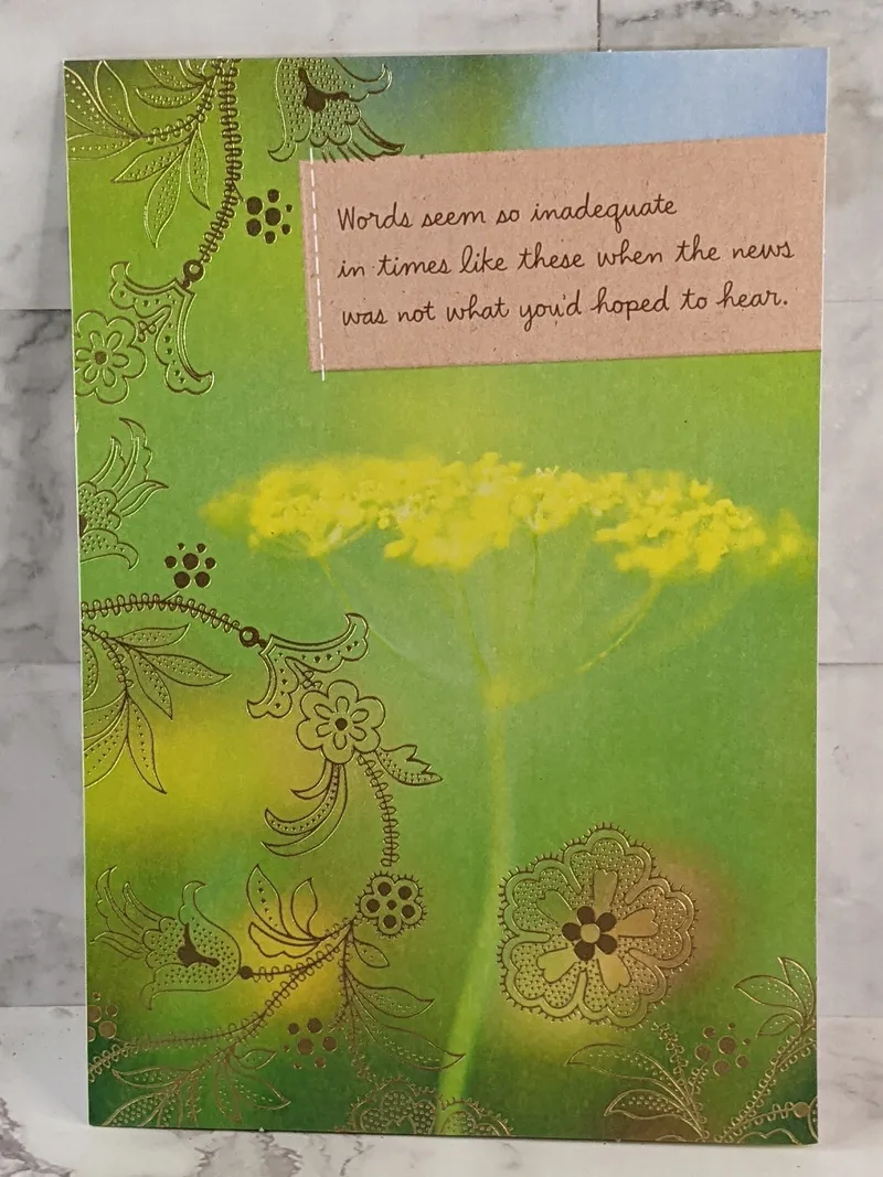 Strength After Disappointment Card