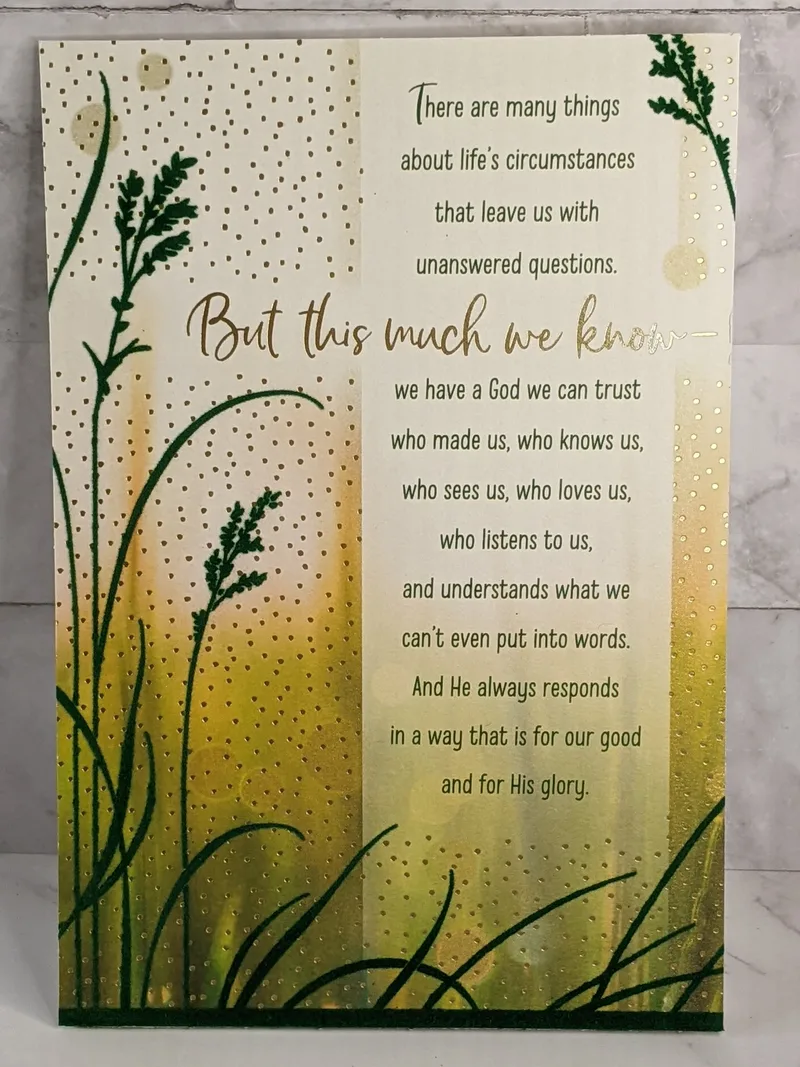 You Have Been On My Heart Card