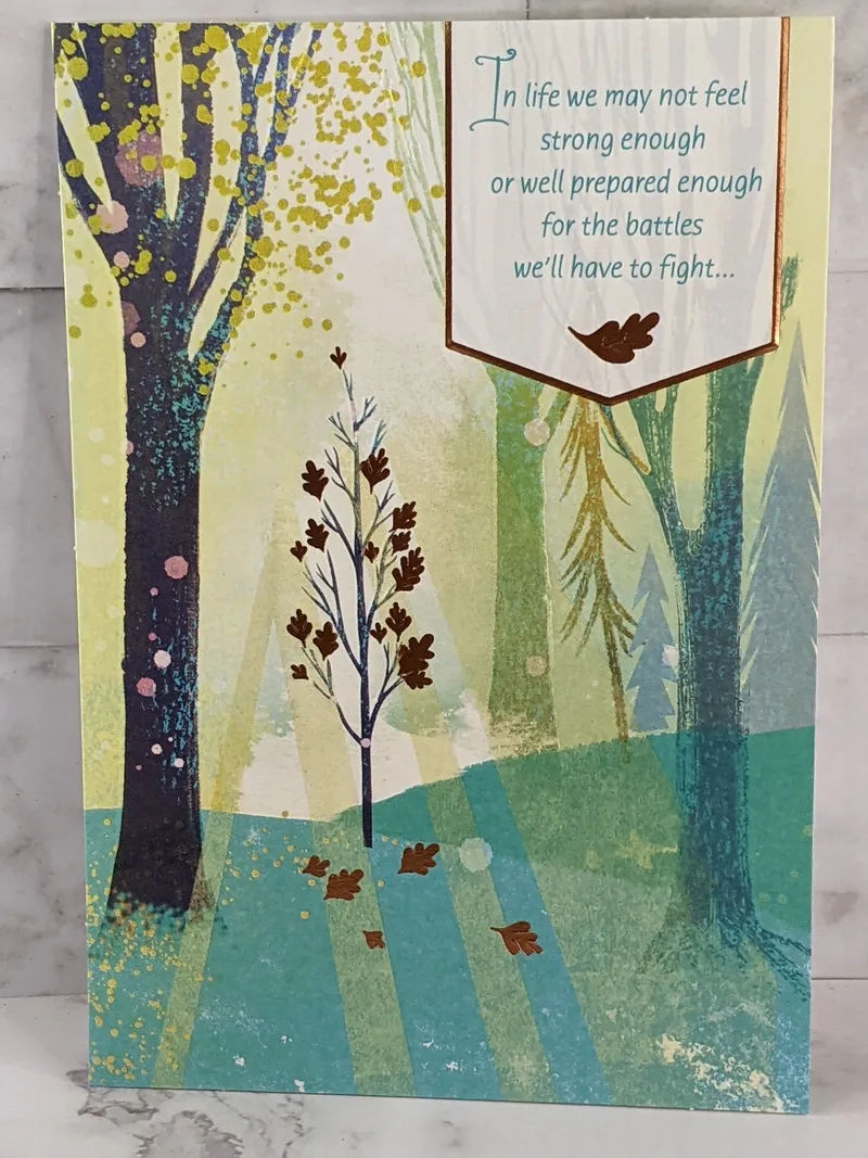 He's With You in the Battle Card