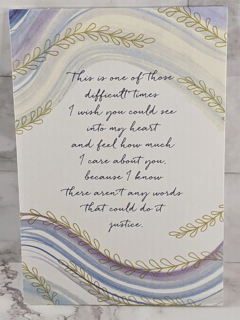 Cheering You On in Difficult Times Card