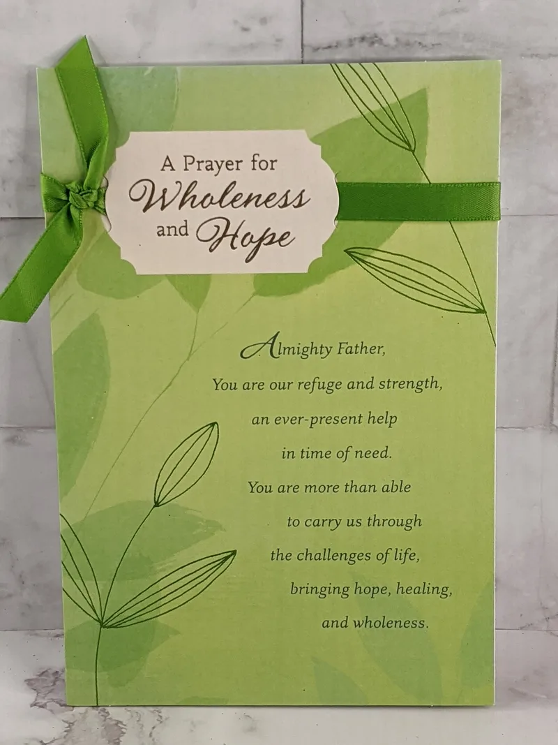 Wholeness & Hope Prayer Card