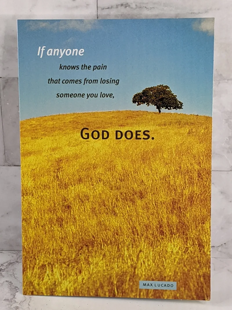 God Comforts You Sympathy Card