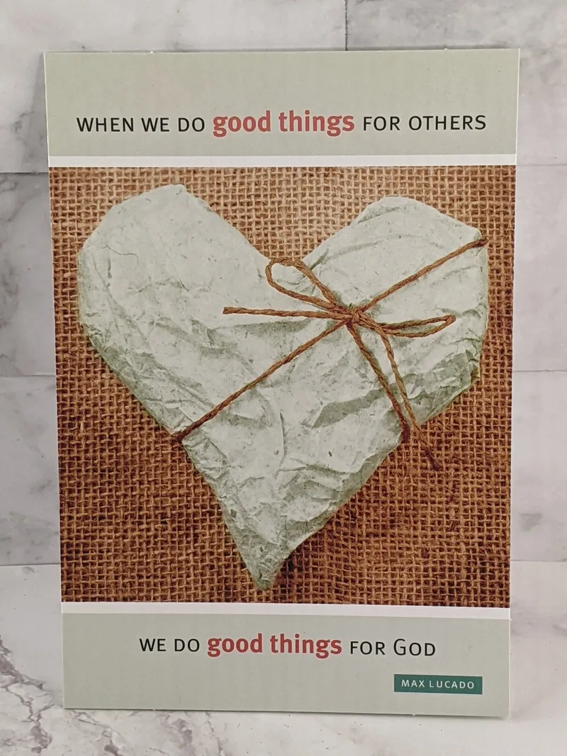 Do Good Things for God Card